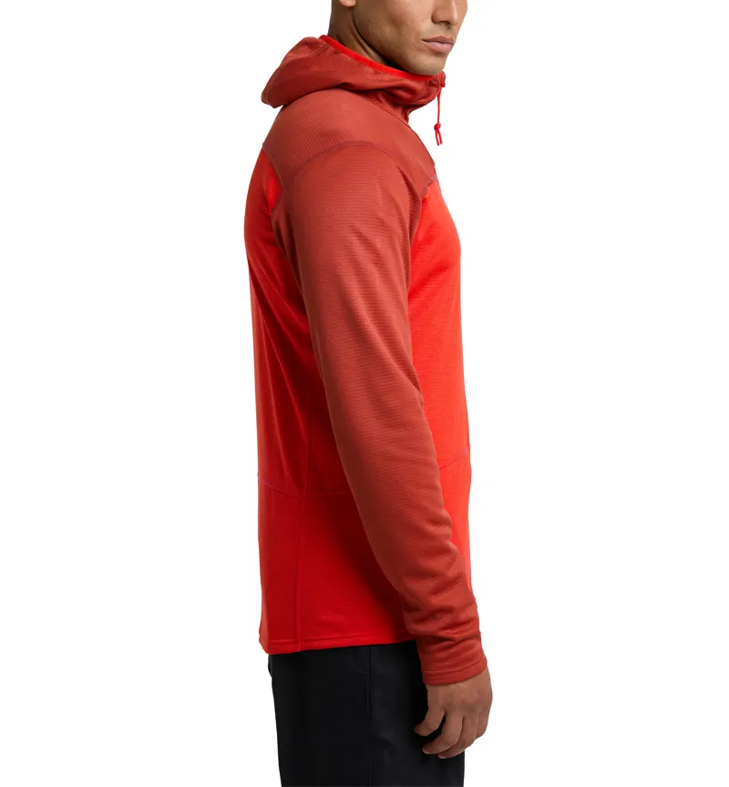 Haglofs Mens ROC Flash Mid Hoodie Corrosion/Zenith Red-3