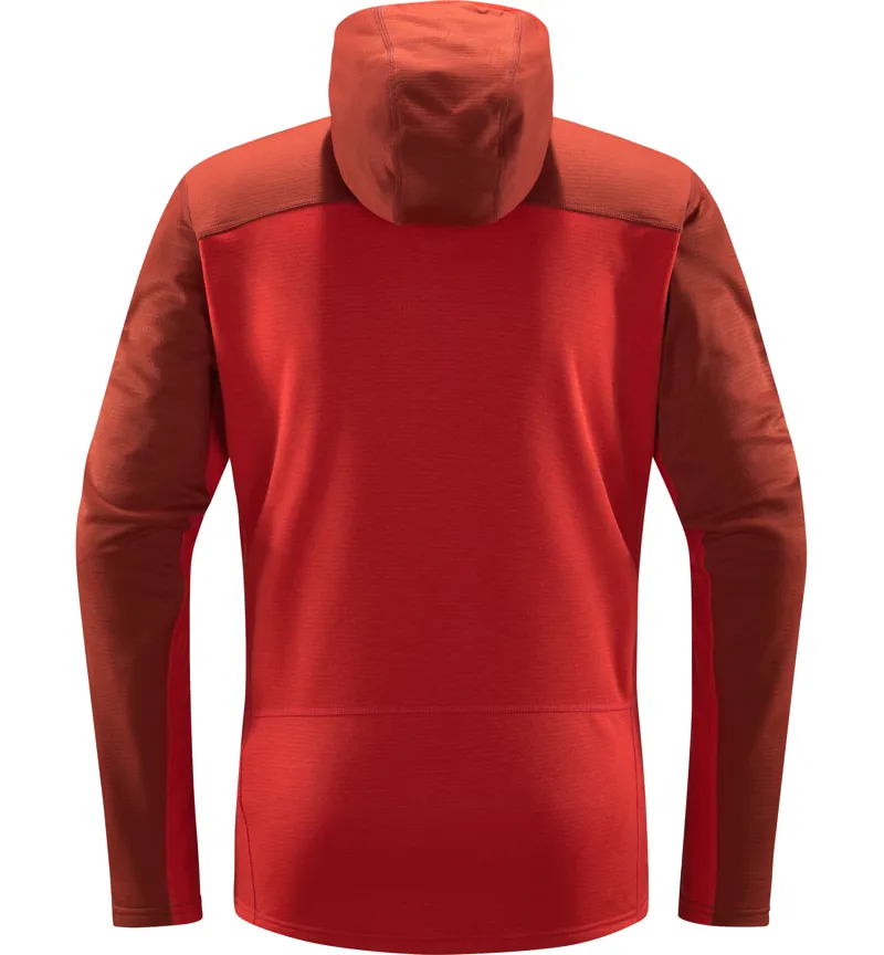 Haglofs Mens ROC Flash Mid Hoodie Corrosion/Zenith Red-1
