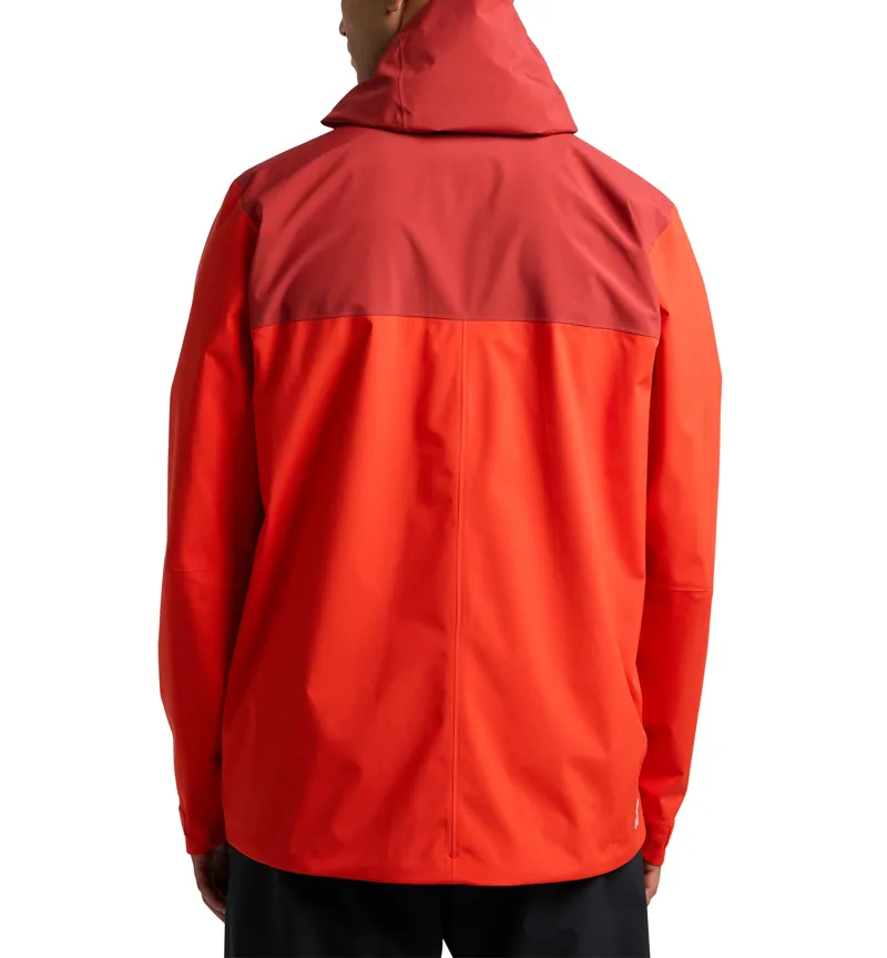 Haglofs Mens Koyal Proof Jacket Habanero/Corrosion Red-4