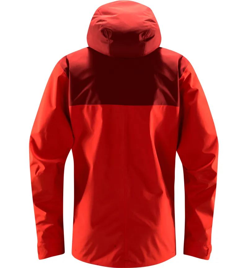 Haglofs Mens Koyal Proof Jacket Habanero/Corrosion Red-1