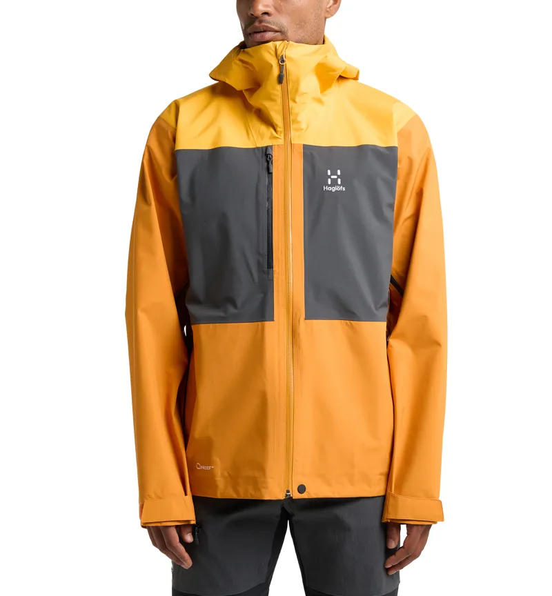 Haglofs Mens Front Proof Jacket Sunny Yellow/Desert-2