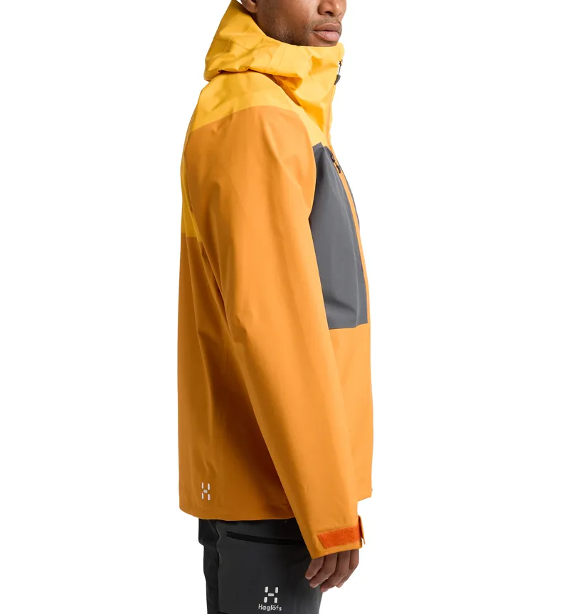 Haglofs Mens Front Proof Jacket Sunny Yellow/Desert-3