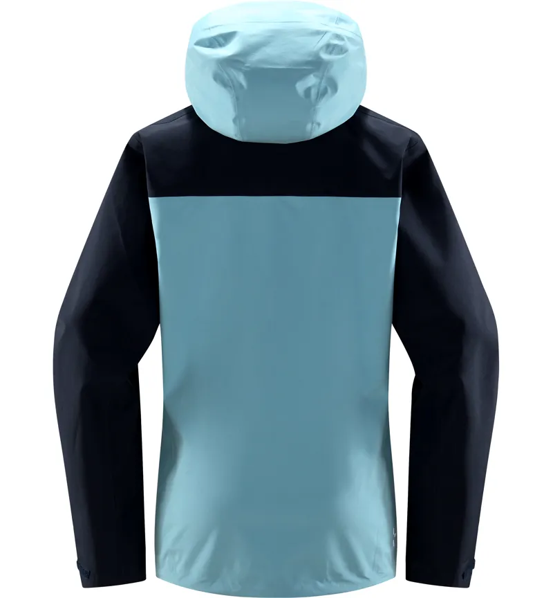 Haglofs Womens Front Proof Jacket Frost Blue/Tarn Blue-1
