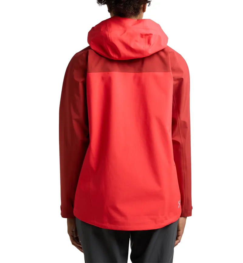 Haglofs Womens Front Proof Jacket Poppy Red/Corrosion-4
