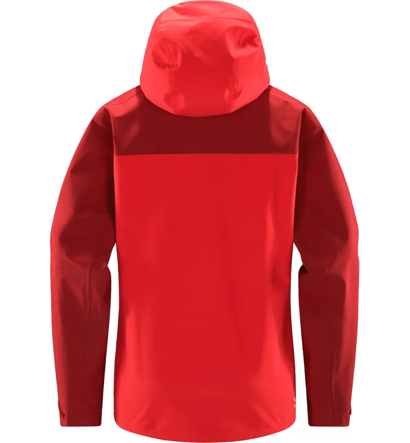 Haglofs Womens Front Proof Jacket Poppy Red/Corrosion-1