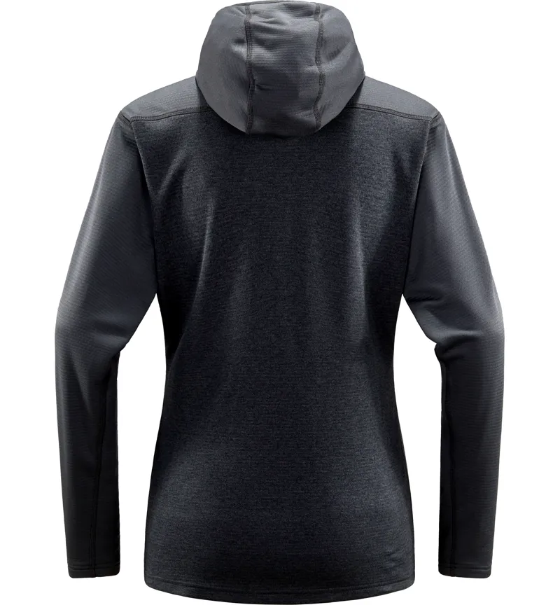 Haglofs Womens ROC Flash Mid Hoodie Magnetite-1