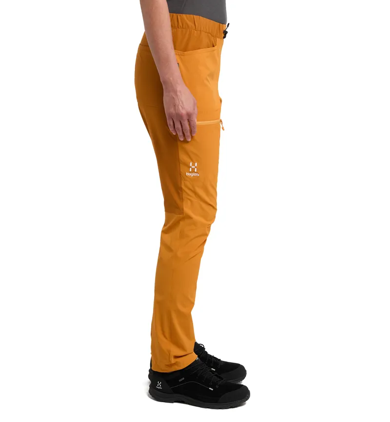 Haglofs Womens ROC Lite Standard Pants Desert Yellow/Golden Brown-3