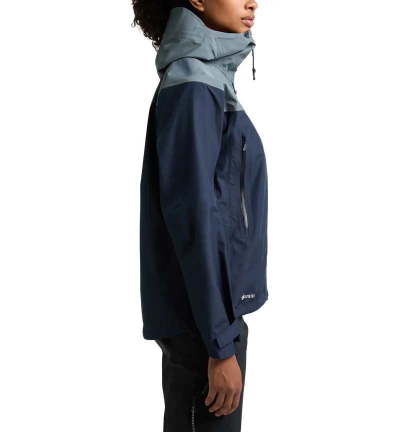 Haglofs Womens ROC Flash GTX Jacket Tarn Blue/Steel Blue-3