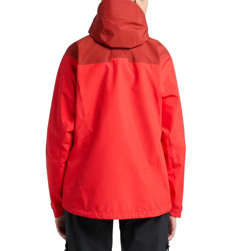 Haglofs Womens ROC Flash GTX Jacket Poppy Red/Corrosion-4