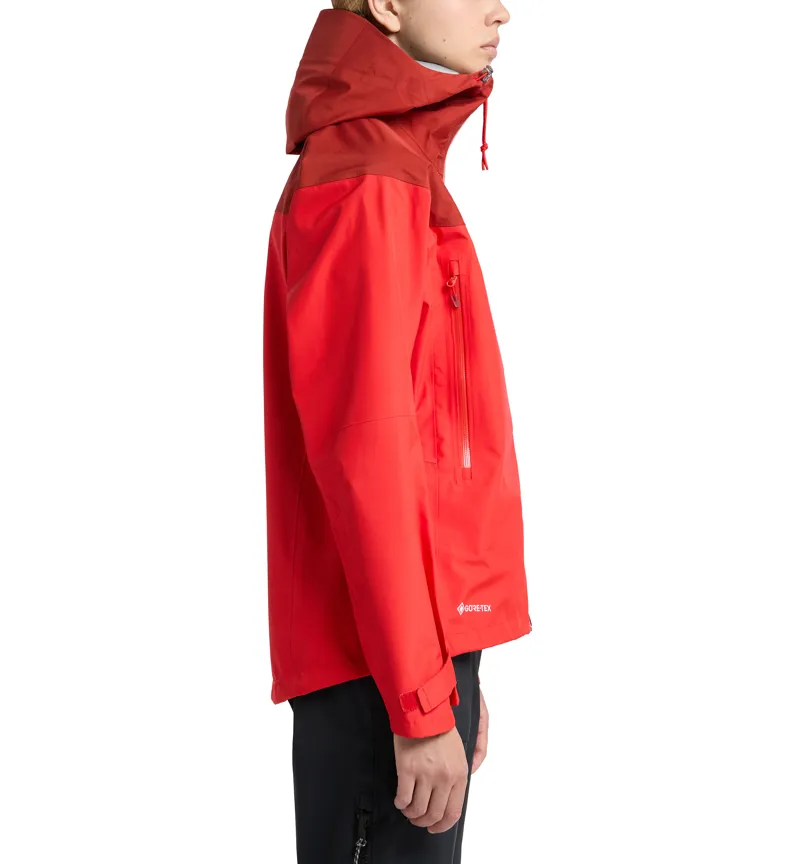 Haglofs Womens ROC Flash GTX Jacket Poppy Red/Corrosion-3