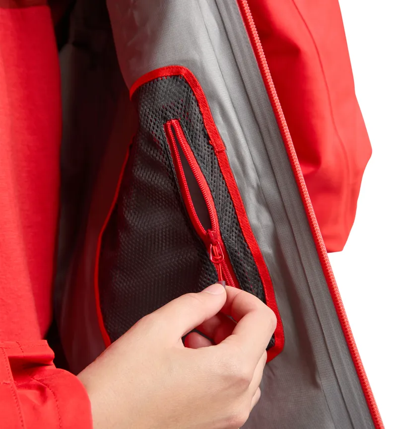 Haglofs Womens ROC Flash GTX Jacket Poppy Red/Corrosion-5