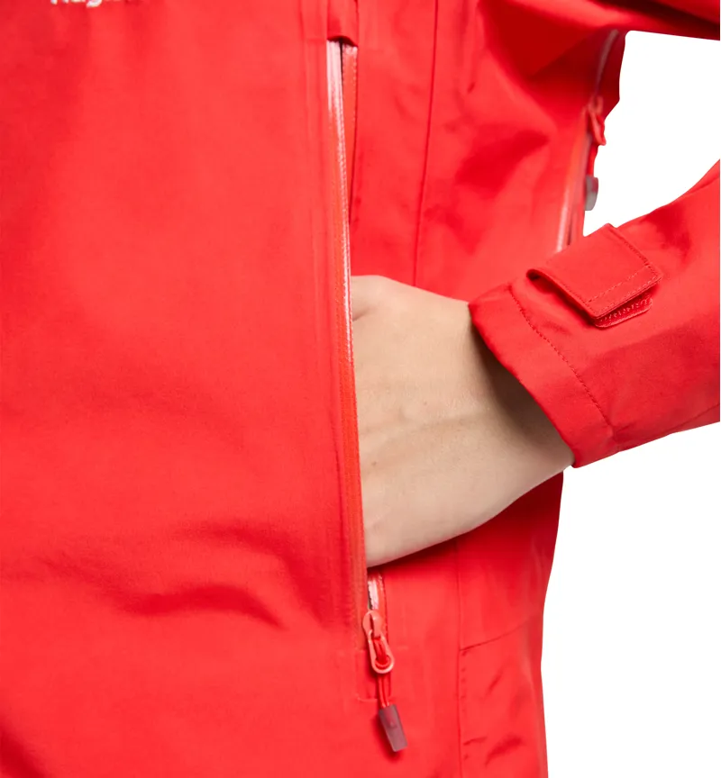 Haglofs Womens ROC Flash GTX Jacket Poppy Red/Corrosion-6