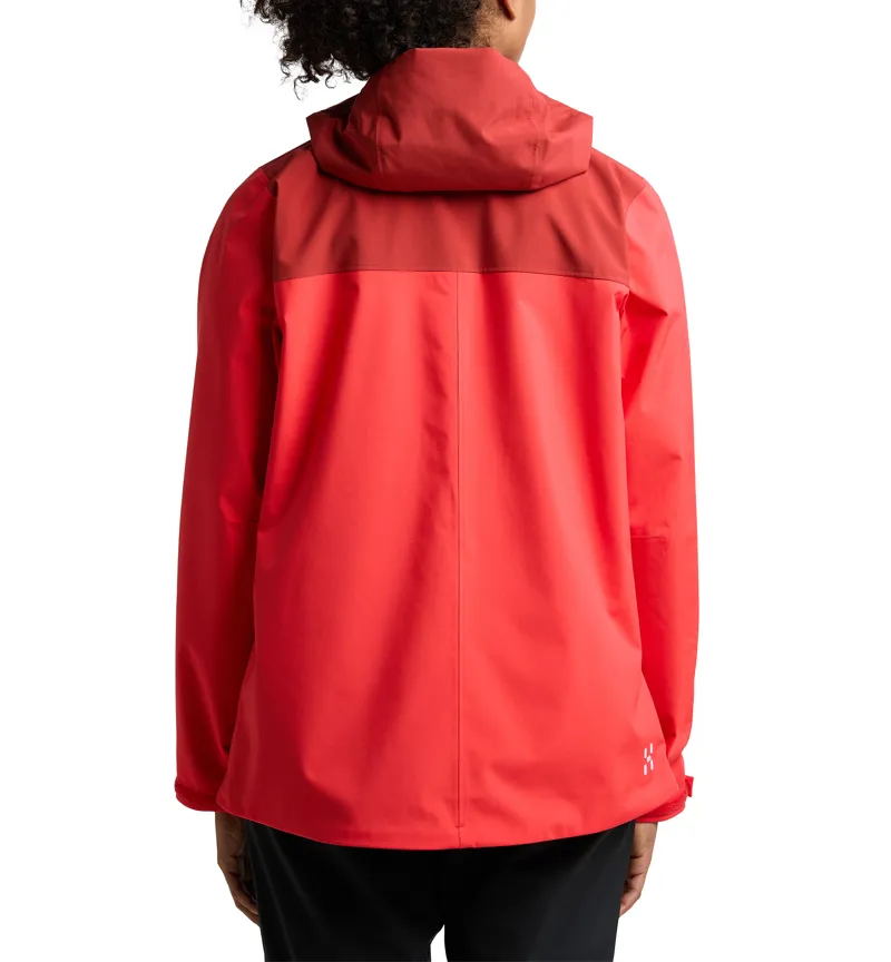 Haglofs Womens Koyal Proof Jacket Poppy Red/Corrosion-4