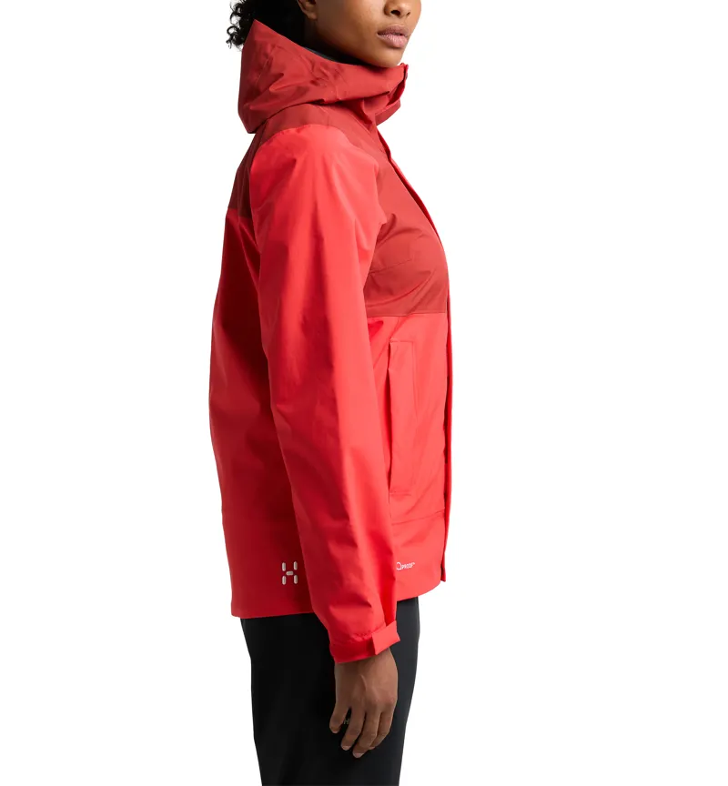 Haglofs Womens Koyal Proof Jacket Poppy Red/Corrosion-3