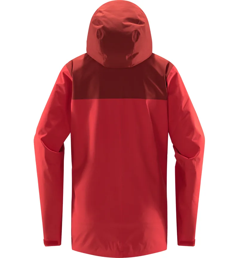 Haglofs Womens Koyal Proof Jacket Poppy Red/Corrosion-1