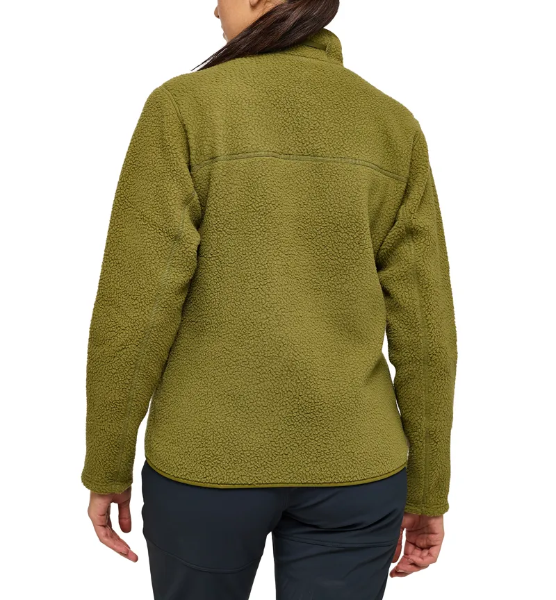 Haglofs Womens Mossa Pile Jacket Olive-3