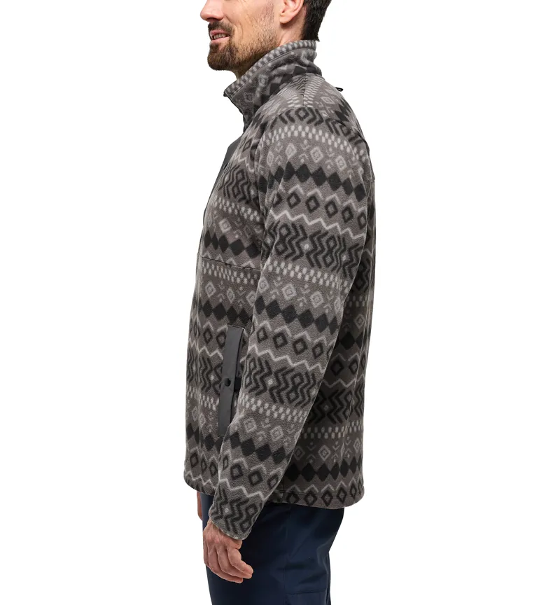 Haglofs Mens Mora Mid Fleece Magnetite/ True Black-4