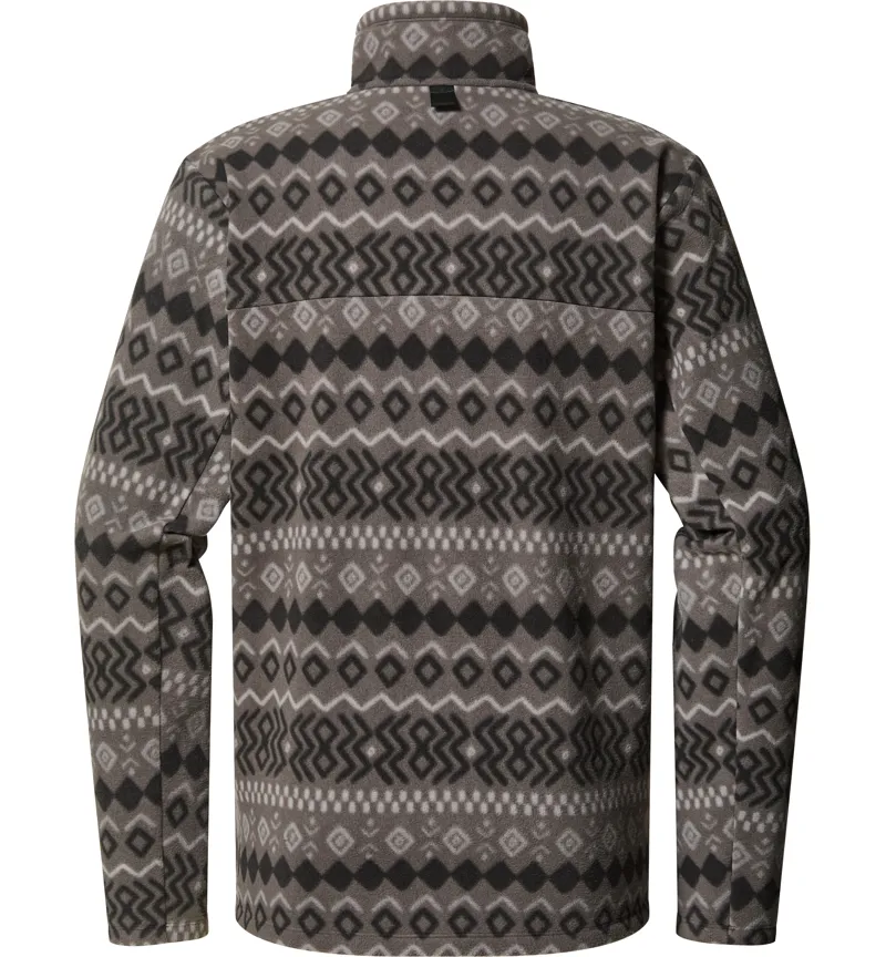 Haglofs Mens Mora Mid Fleece Magnetite/ True Black-1