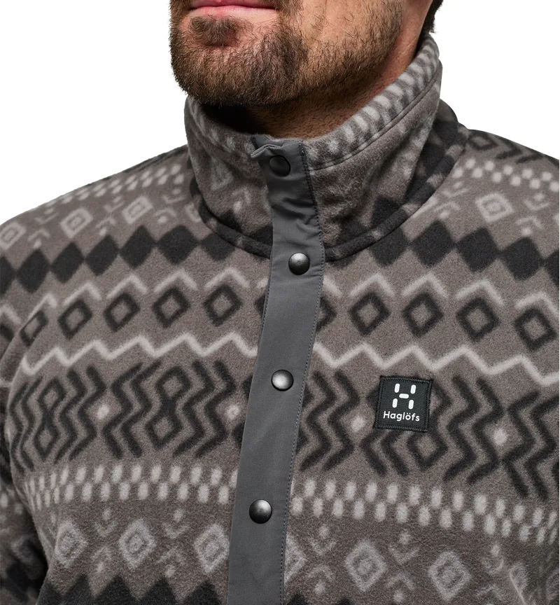 Haglofs Mens Mora Mid Fleece Magnetite/ True Black-5