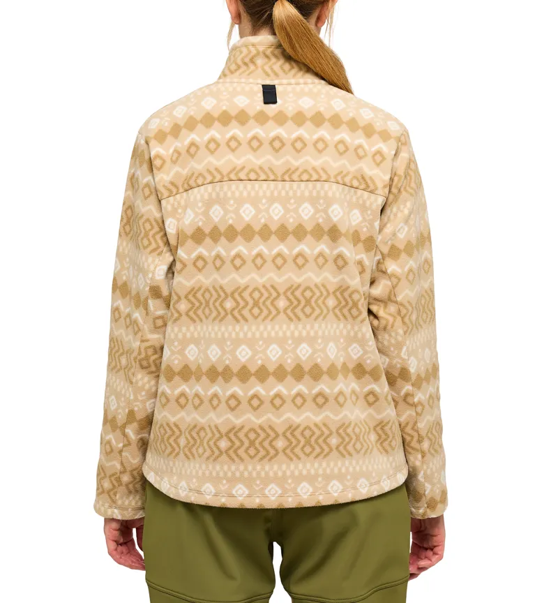 Haglofs Womens Mora Mid Fleece Sand/ Cinnamon Brown-3