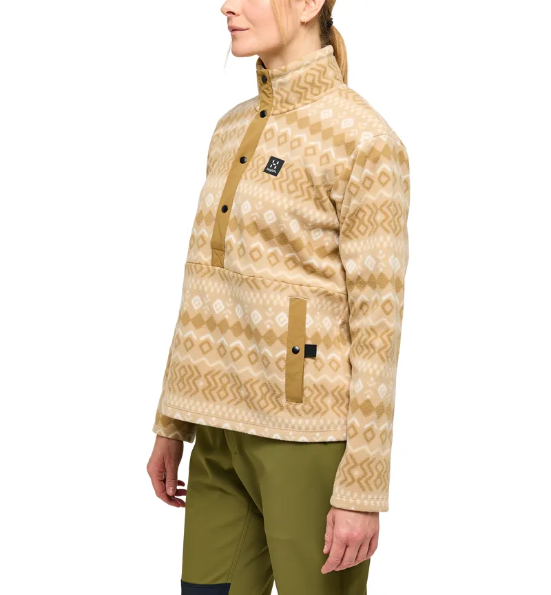 Haglofs Womens Mora Mid Fleece Sand/ Cinnamon Brown-4