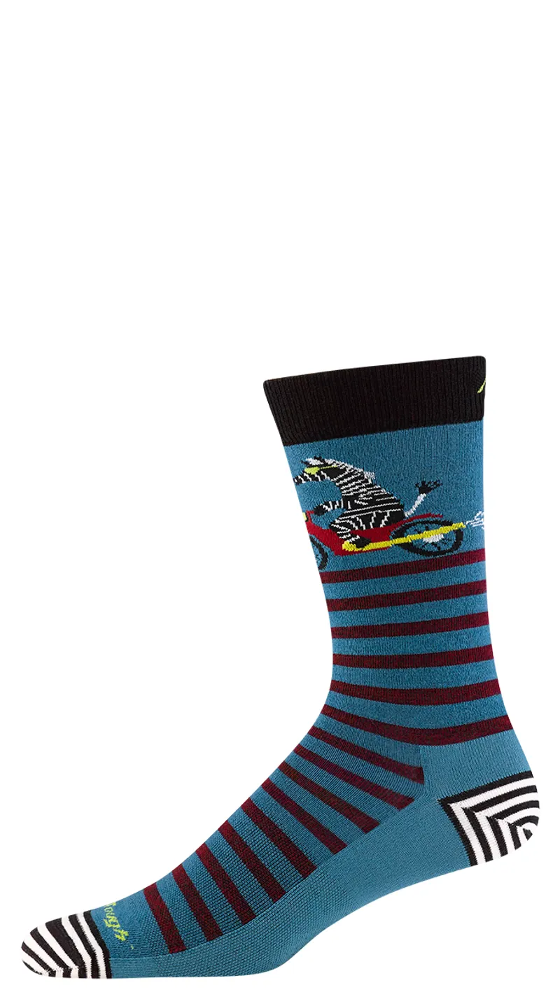 Darn Tough Mens Animal Haus Crew Lightweight Cascade-4