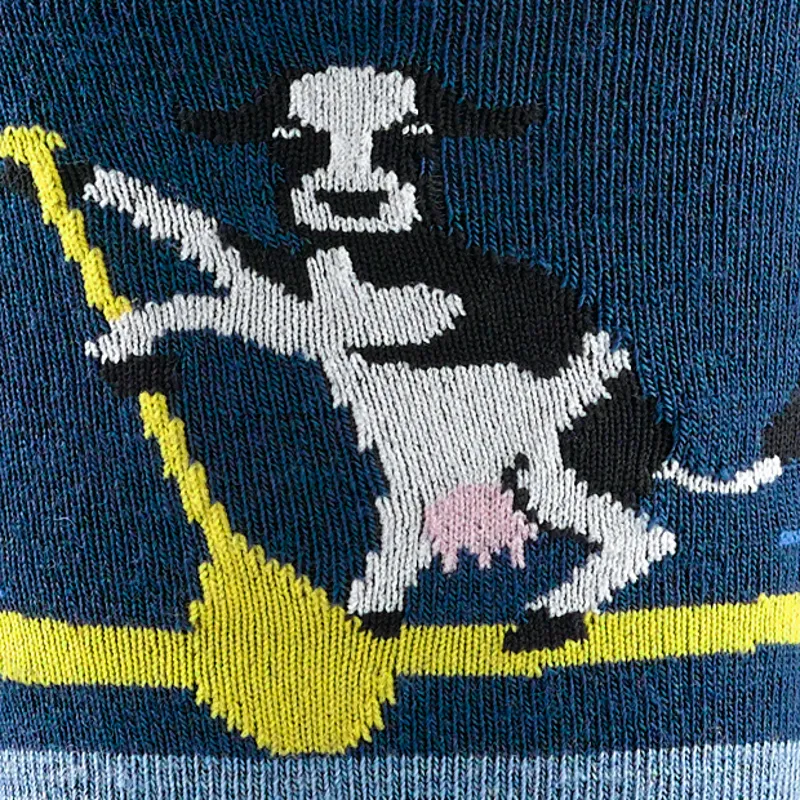 Darn Tough Mens Animal Haus Crew Lightweight Midnight-2