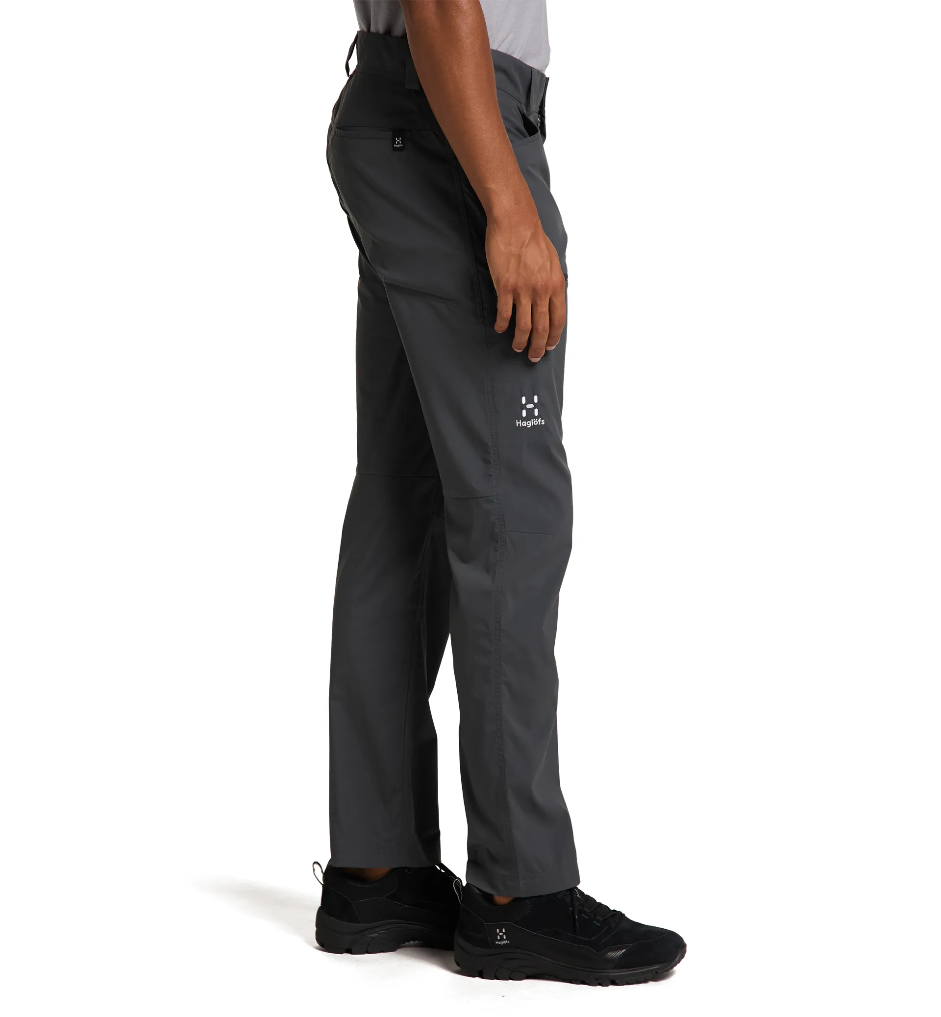 Pantalon De Randonnée Léger Haglöfs Lite Standard Homme - Tissu Recyclé Élastique, Poches Zippées
