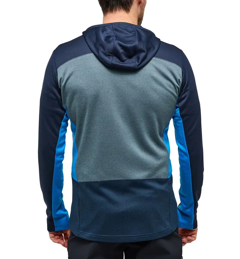 Haglofs Mens ROC Flash Mid Hoodie Tarn Blue/Steel Blue-3