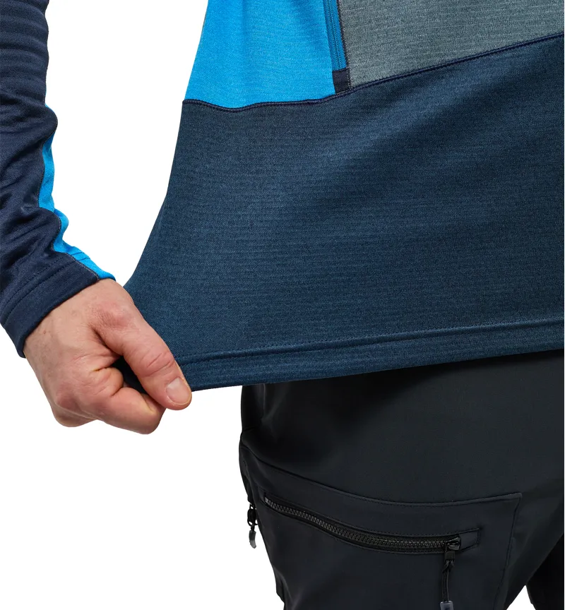 Haglofs Mens ROC Flash Mid Hoodie Tarn Blue/Steel Blue-7