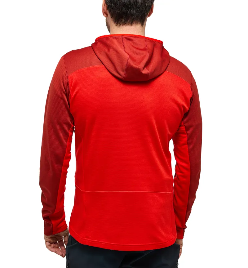 Haglofs Mens ROC Flash Mid Hoodie Corrosion/Zenith Red-3