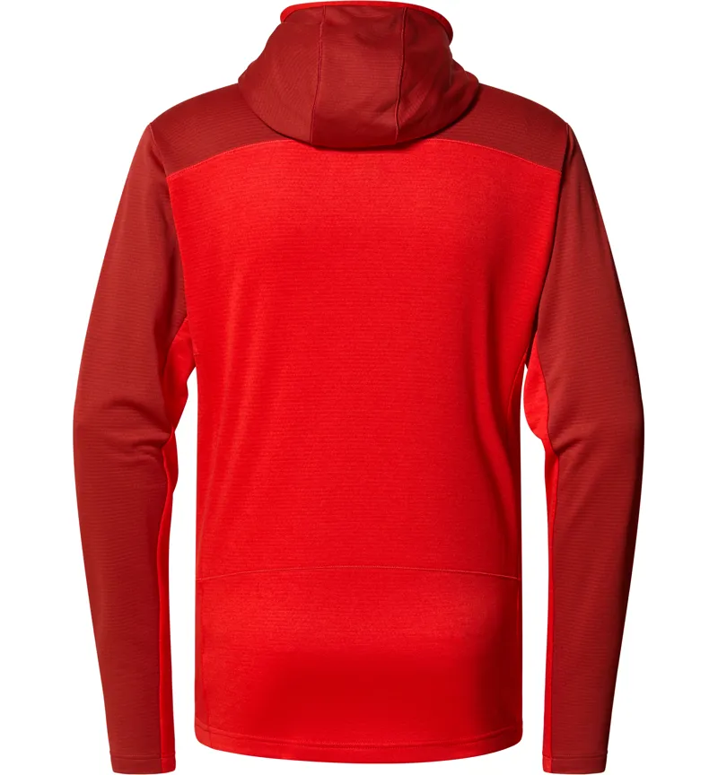 Haglofs Mens ROC Flash Mid Hoodie Corrosion/Zenith Red-1