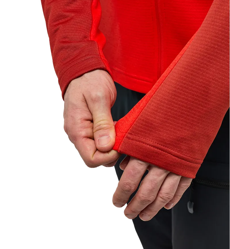 Haglofs Mens ROC Flash Mid Hoodie Corrosion/Zenith Red-6