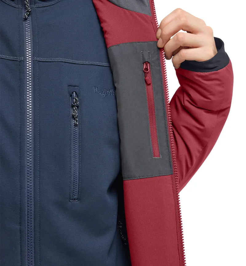 Haglofs Women's Mimic Alert Hoodie Carmine Red-5