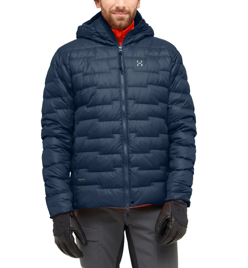 Haglofs Men's ROC Flash Down Hoodie Tarn Blue-2