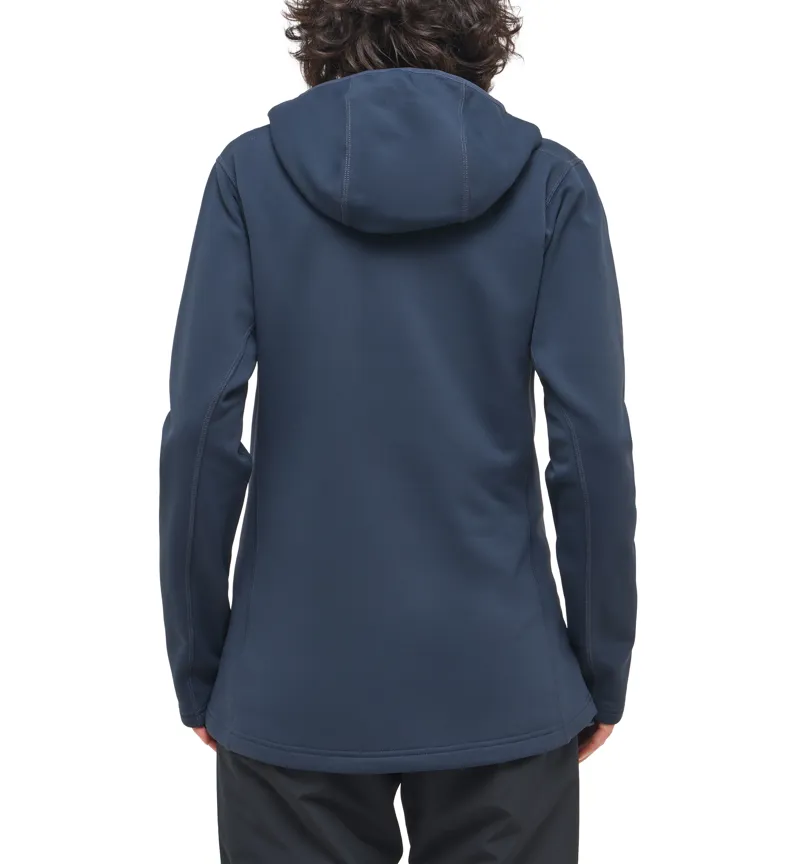 Haglofs Women's Rosson Mid Hood Tarn Blue-4