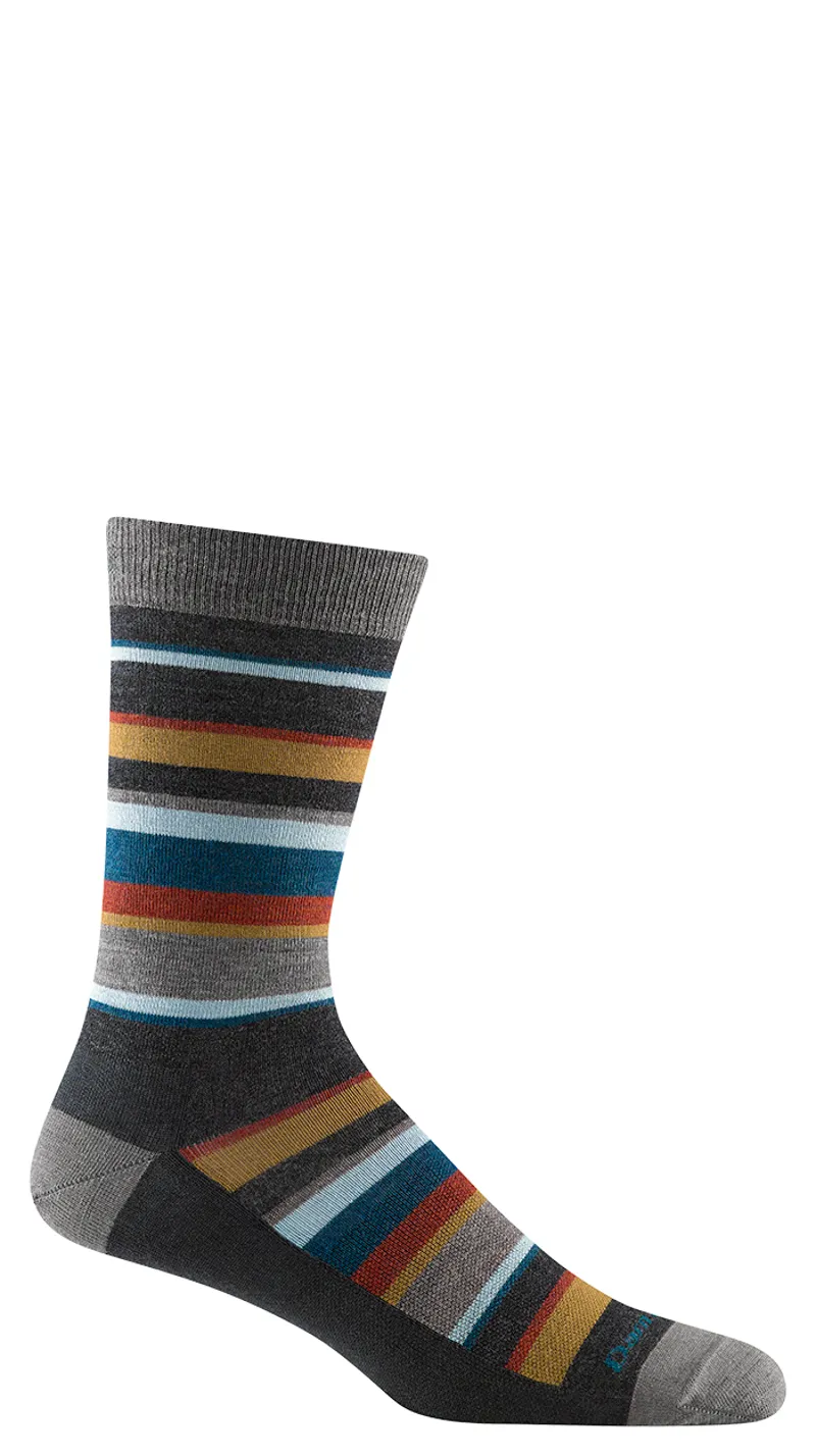 Darn Tough Mens Druid Crew Lightweight Socks Charcoal-1