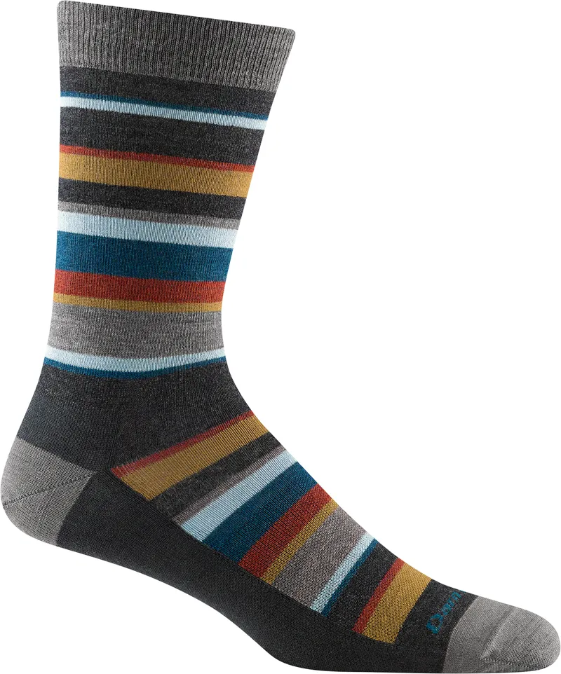 Darn Tough Mens Druid Crew Lightweight Socks Charcoal