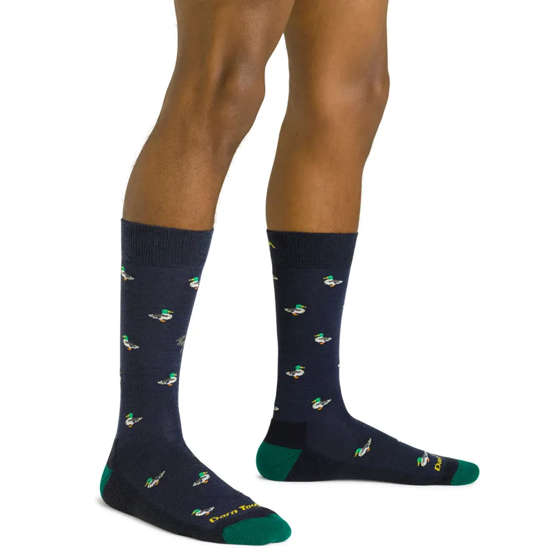 Darn Tough Mens Duck Duck Moose Crew Socks Eclipse-2