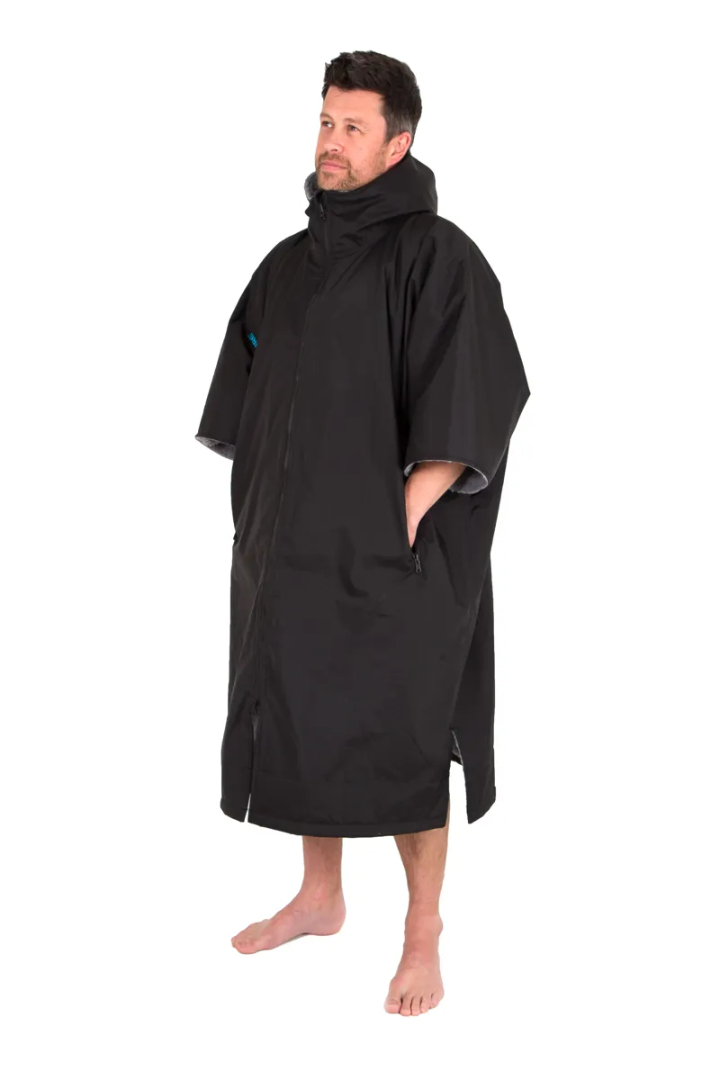 Lifeventure Changing Robe Zip Black Medium-3