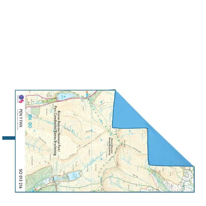 Lifeventure Ordnance Survey Travel Towel Pen-Y-Fan Giant