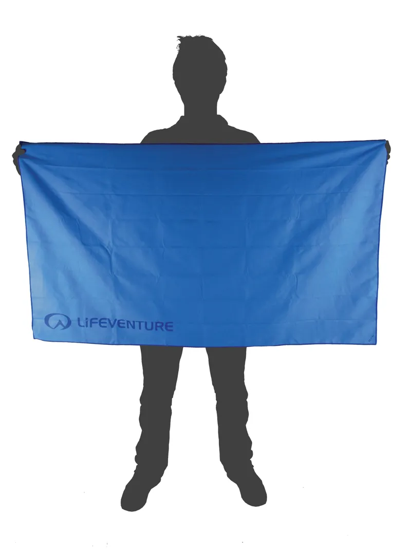 Lifeventure MicroFibre Trek Towel Blue XL-4