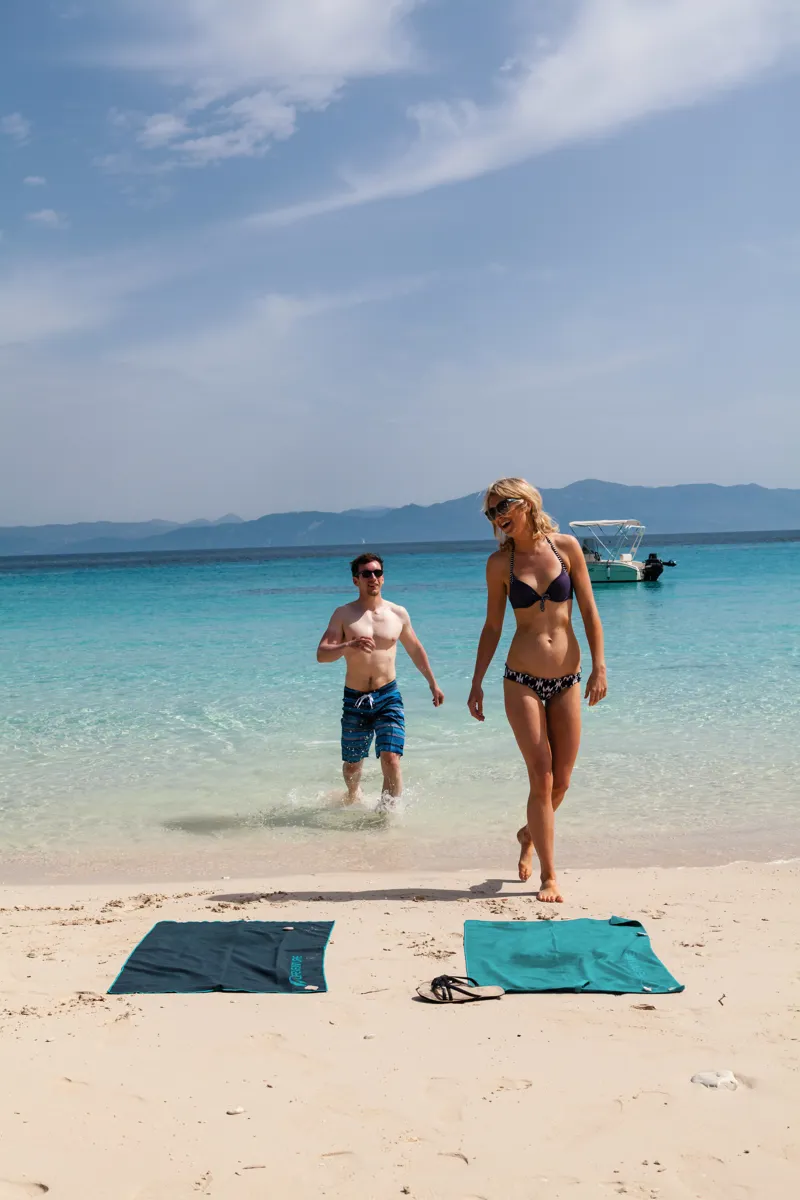 Lifeventure Recycled SoftFibre Towel Grey Giant-5