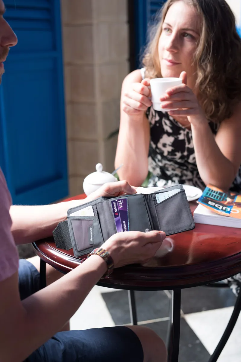 Lifeventure RFID Wallet Recycled Grey-6