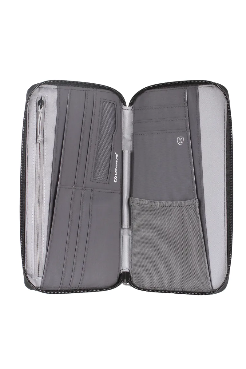 Lifeventure RFID Travel Wallet Recycled Grey-2
