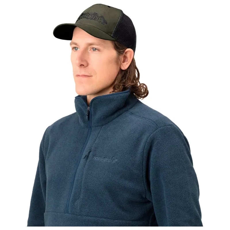 Norrona Unisex /29 Trucker Mesh Snap Back Cap Olive-4