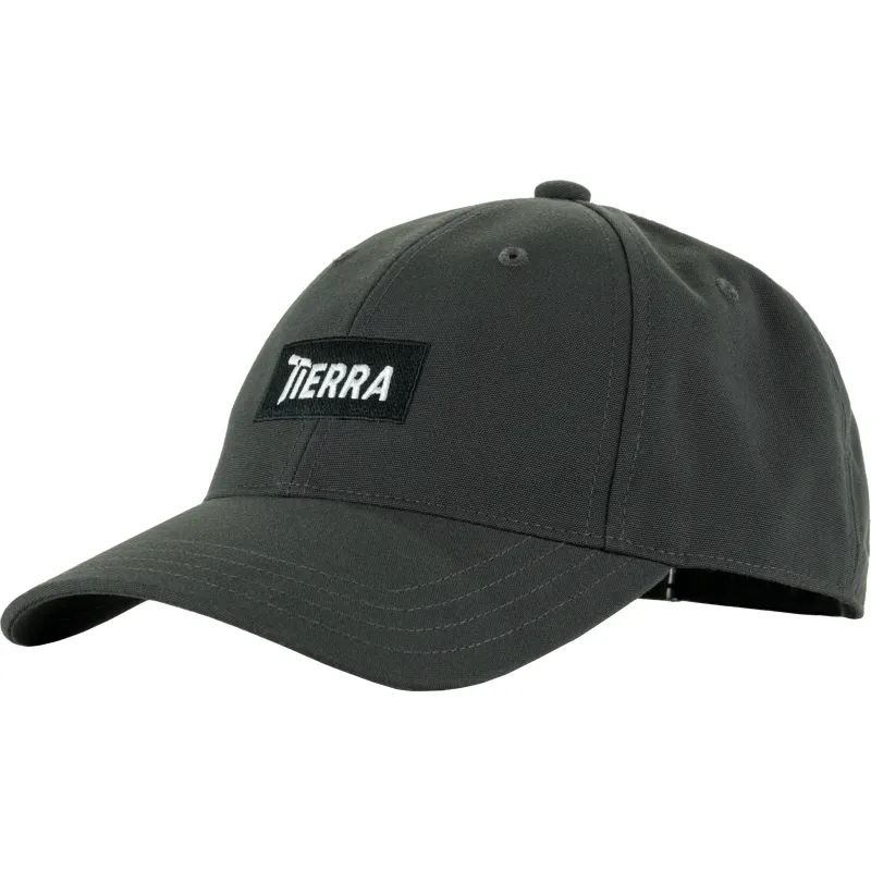 Tierra 6 Panel Logo Cap Asphalt