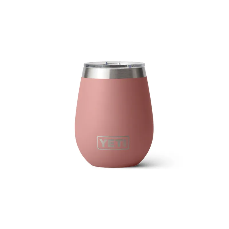 YETI Rambler 10oz Wine Tumbler Mag Slider 2.0 Sandstone Pink