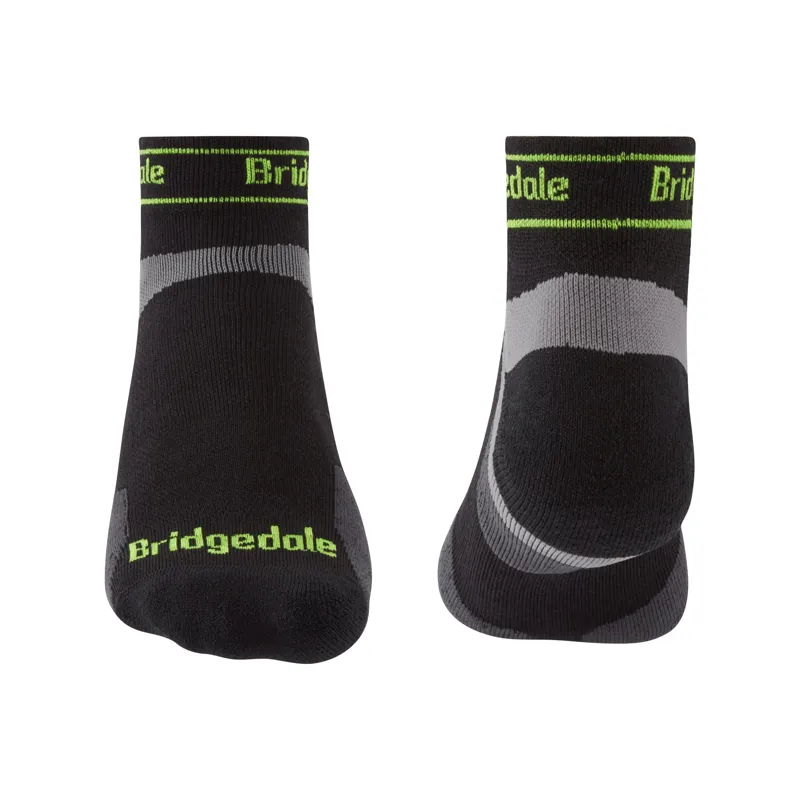 Bridgedale Mens Ultra Light T2 Merino Sport Low Sock Black-1
