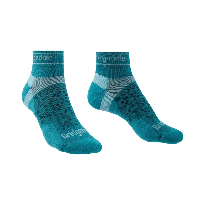 Bridgedale Womens Ultra Light T2 Merino Sport Low Sock Teal